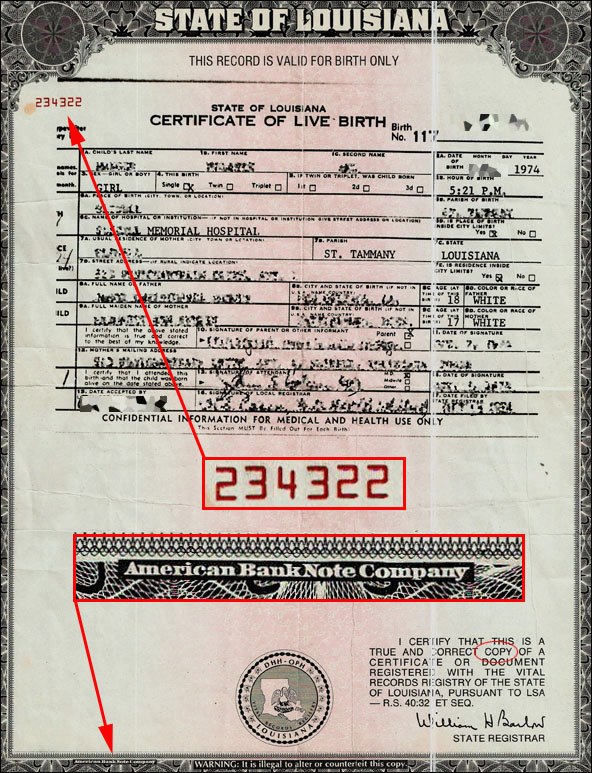 Louisiana Vital Records